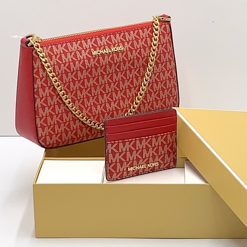 MICHAEL KORS GIFTABLE SHOULDER BAG & CARD HOLDER BOXED SET - Picture 15 of 16